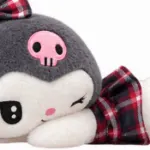 Cute Skull Plaid Dress Plush Toy