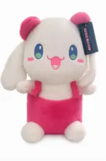 Cute White & Pink Bunny Plush - Image 6