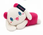 Cute White & Pink Bunny Plush - Image 3