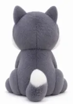 Cute Gray & White Husky Plush Toy - Image 4