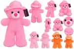 Teddy Bear Plush Toy with Floral Hat - Image 6