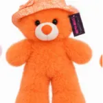 Teddy Bear Plush Toy with Floral Hat