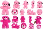 Teddy Bear Plush Toy with Floral Hat - Image 2
