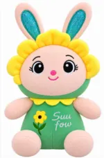 Cute Plush Bunny Flower Doll - Image 4