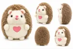 Cute Hedgehog Plush Toy with Heart - Image 6