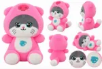 Cute Pink Cat Plush Toy - Image 6