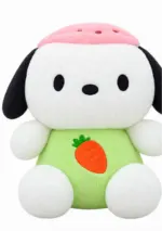 Cute Green Puppy Plush Toy with Carrot - Image 5