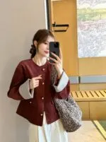Plaid Corduroy Jacket - Image 3