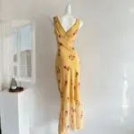 French Rose Lace Floral Cami Maxi Dress - Image 2