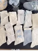 Balletcore Bow Mid-Calf Socks - Image 3