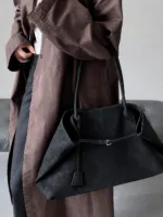 Suede Tote Bag - Image 2