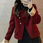 Button Front Blazer Jacket