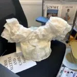Off-Shoulder Ruffle Crop Top