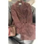 Retro Elegant Oversized Blazer and Skirt Set - Image 4