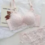 Lace Wireless Push-Up Bra and Panty Set - Image 8