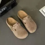 Closed-Toe Slip-On Sandals