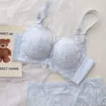 Lace Wireless Push-Up Bra and Panty Set - Image 11