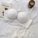 Lace Wireless Push-Up Bra and Panty Set - Image 12