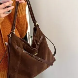 Winter Suede Large Capacity Tote Bag