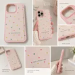 Pastel Confetti Quote Phone Case - Image 6
