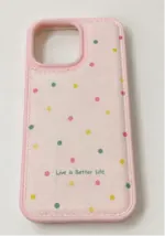 Pastel Confetti Quote Phone Case - Image 5