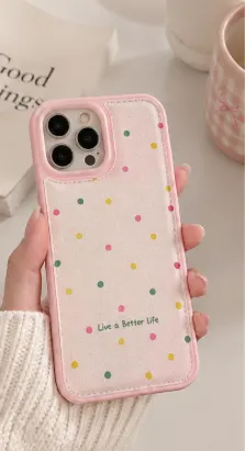 Pastel Confetti Quote Phone Case