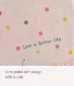 Pastel Confetti Quote Phone Case - Image 2