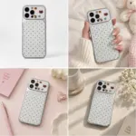 Black & White Star Pattern Phone Case - Image 6