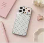 Black & White Star Pattern Phone Case - Image 3