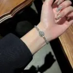 Elegant Silver Crystal Tennis Bracelet for Women - Image 6