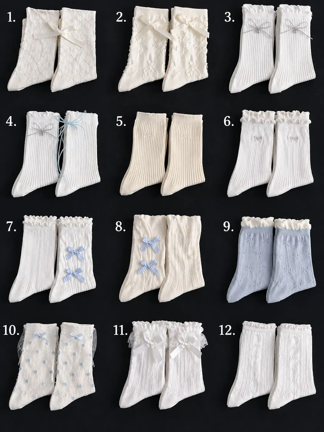 WhatsApp Image 2026-09-02 at 4.34.02 PM Balletcore Bow Mid-Calf Socks - Image 1