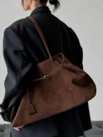 Suede Tote Bag - Image 5