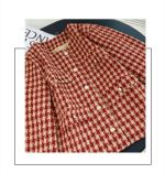 Houndstooth Cropped Round-Neck Jacket - Image 5