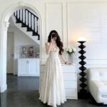 French Ruffle Strap Maxi Vacation Dress - Image 3