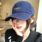 Embroidered Letter Baseball Cap - Image 10