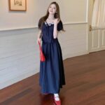 Lace Sleeve Top & A-Line Maxi Skirt Co-Ord Set - Image 4