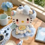 Hello Kitty Pink Cake Plush Keychain - Image 8