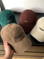 Embroidered Letter Baseball Cap - Image 3