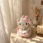 Hello Kitty Pink Cake Plush Keychain - Image 3