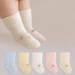 Newborn Baby Cartoon Mid-Calf Socks with Loose Cuff