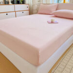 Double-Layer Gauze Wrinkled Bed Sheet Set - Image 5