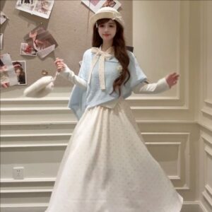 Sweet Cardigan & Skirt Set