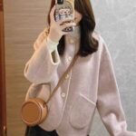 Fleece-Lined Wool Blend Coat - Image 3