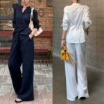 Relaxed Shirt & High-Waist Pants Set - Image 2