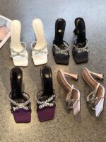 Open-Toe Ultra High Heels