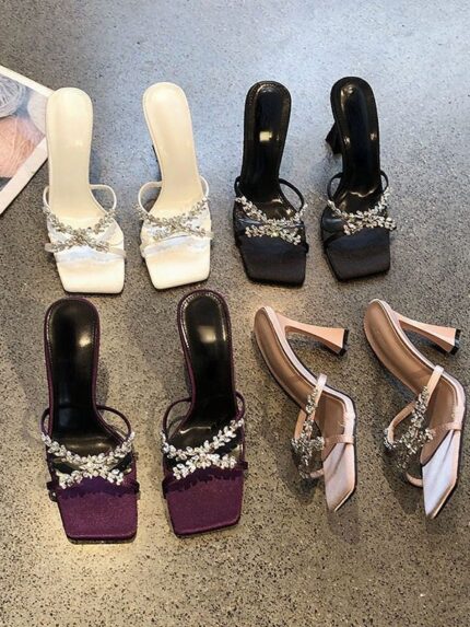 Open-Toe Ultra High Heels
