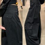 High-Waist Multi-Pocket Cargo Wide-Leg Pants