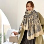 Fringed Soft Cashmere-Feel Scarf - Image 4