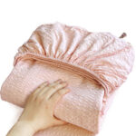 Double-Layer Gauze Wrinkled Bed Sheet Set - Image 3