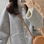 Fleece-Lined Wool Blend Coat - Image 4